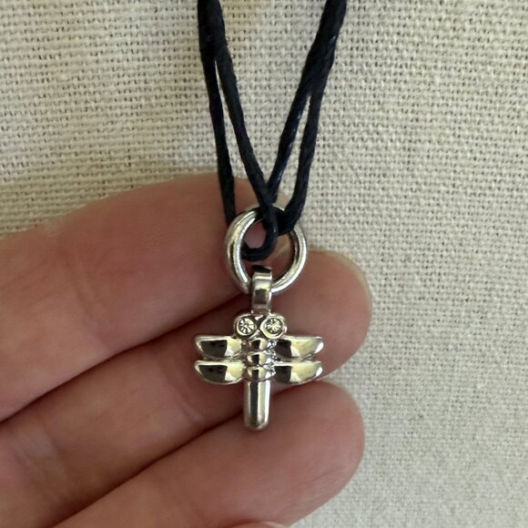 Dyrberg/Kern Beracha dragonfly necklace necklace with Swarovski crystals - Picture 6 of 9